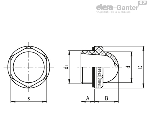 HCFE-EX Wskaźniki poziomu cieczy | Elesa+Ganter