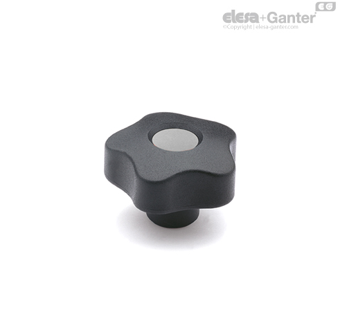 VCT-A Pokrętła Wtopka ze stali oksydowanej na czarno, otwór