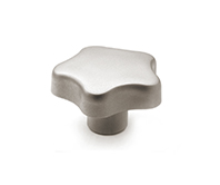 VC.692-p Pokrętła pełne Trzpień gwintowany ze stali ocynkowanej